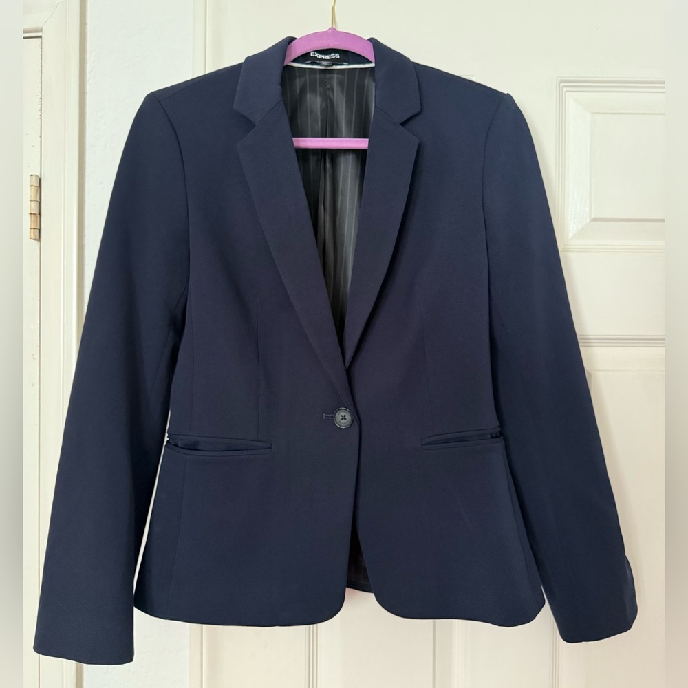 Express navy blazer size 6